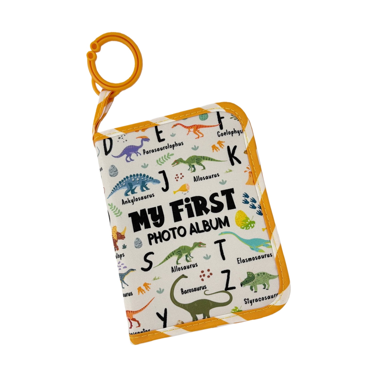 My Firsts Family Photo Album for Baby,4×6 Baby Photo Album,Soft Toddler Pictures Albums with Safety Mirrour for Newborns