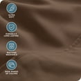 thumbnail image 5 of Bare Home Luxury Bed Sheet Set - Premium 1800 Collection - 4 Piece - Twin-XL, Cocoa, 5 of 8