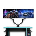 thumbnail image 3 of Soporte Doble Brazo Articulado Ergonómico De Escritorio Para Monitores de 13" a 32" pulgadas, soporta 10 kg por Brazo, Obsidian Duo Arm. Resorte de gas premium., 3 of 7