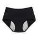thumbnail image 4 of Guardurnaity Calzoncillos para mujer, ropa interior lavable de Color sólido para viajes de negocios, bragas Chinlon con cintura elástica, ropa Negro 2XL 10Conjunto, 4 of 6