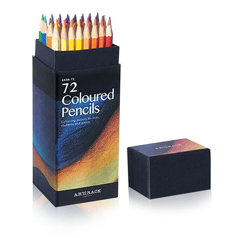 Pastel Pencils, 72 Colors Professional Color Pencil Set Iron Box Colored  Colour Drawing Pencil School Artist Supplies pencils