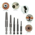 thumbnail image 6 of WRISTBIQUE Steel Screw Extractor Set Black - Bearing Material for Removing Various Screws and Bolts, 6 of 8