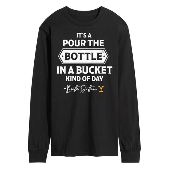 Yellowstone - Bottle In Bucket Day - Men's Long Sleeve T-Shirt