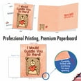 thumbnail image 4 of 1 Jumbo Funny Valentine's Day Greeting Card (8.5 x 11 Inch) - Cuddle You So Hard Valentines Day Card J2197, 4 of 6