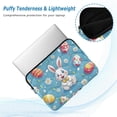 thumbnail image 2 of FORMRS 13-13.3 inch Laptop Sleeve Case Soft Carrying Quilted Computer Bag Cover, Easter Bunny Pattern, 2 of 7