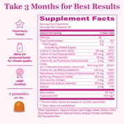 Pink Stork Premium Fertility Gummies: CoQ10, Myo-Inositol, Methylated Folate, Zinc, 60 Count, Mango Pineapple