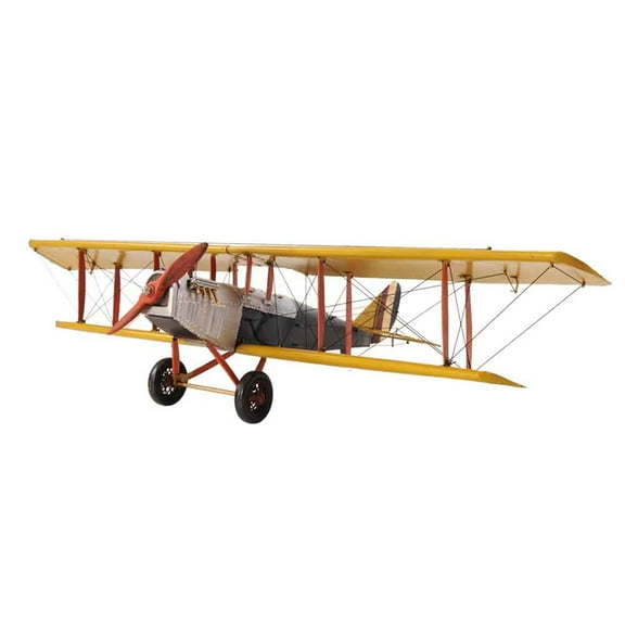 Yellow Curtis Jenny Plane 1:18