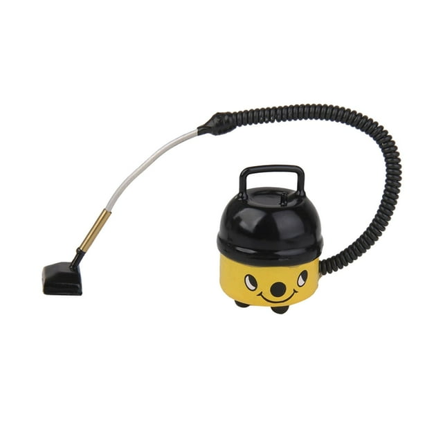Xuanheng Dollhouse Miniature Vacuum Cleaner Essential Multi Purpose Gifts Accessories Yellow