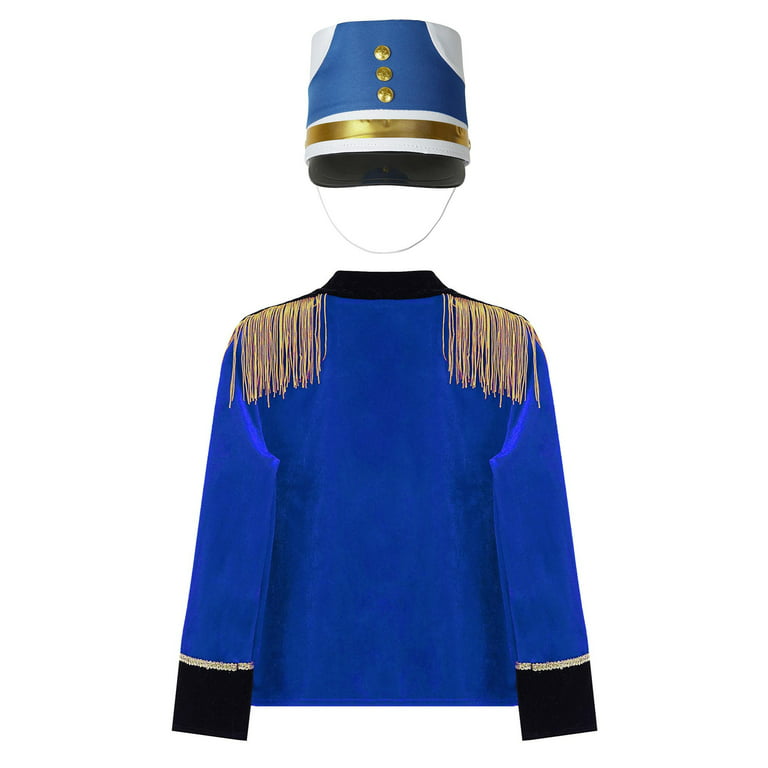 Girls Drum Major Costume Theme Party Marching Band Uniform Cosplay Halloween
