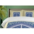 thumbnail image 3 of Ambesonne Moroccan Duvet Cover Sets, Persian Ottoman Culture, 2-King, Blue Beige, 3 of 6