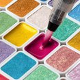 thumbnail image 4 of Kit Pintura Acuarelas 24/36/48/60 Colores Con Cepillo para Arte, 4 of 9