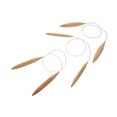 thumbnail image 4 of Miangastore Knit Needles Knitting Needles Wooden Material 3Pcs 82X1.5In, 4 of 8