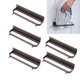 thumbnail image 4 of 5pcs Zapatillas montadas en la pared Rack Creative Punch Free Shoes Estante Zapatos Organizador Soporte de almacenamiento para baño (Café), 4 of 8