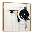 thumbnail image 2 of Designart "Scandinavian Modernity Art In Black And Beige II" Abstract Painting Floater Framed Canvas Art Print, 2 of 5