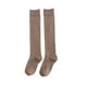 thumbnail image 1 of Jumpingount 1 par de calcetines altos hasta la rodilla para mujer, niñas, estudiantes, fiestas escolares, festivales, medias largas, calzado de Color Medias Café Jumpingount AP012073-05, 1 of 6
