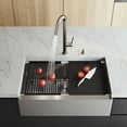 thumbnail image 3 of Oxford 33" L x 20.5" W Single Basin Farmhouse Kitchen Sink With Additional Accessories, 3 of 11