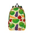 thumbnail image 2 of Rocae Vegetable for Durable Canvas Backpack Leisure Large Bag Travel Rucksack Multi-function Backpack Medium, 2 of 8
