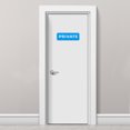 thumbnail image 5 of Unique Bargains 9'x3' Private Sign Acrylic Self Adhesive Door Sticker Wall Mounting Sign Blue, 5 of 5