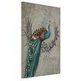 thumbnail image 2 of Yosemite Home Decor Toile en Tissu « Peacock Poise I » Multicolore, 2 of 8
