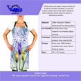 thumbnail image 4 of S4Sassy Blue Wave Shibori Apron with Adjustable Neck For Cooking Ties Chef Bib-24 x 32 Inches, 4 of 4
