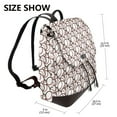 thumbnail image 2 of Disketp Cute Baseball Mochila de Cuero para Mujer, Bolso de Espalda Antirrobo con Estilo para Viaje, Trabajo y Uso Diario, 2 of 4