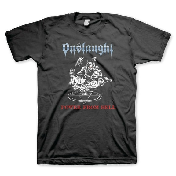 Men's Onslaught Power from Hell T-shirt Medium Black