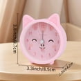 thumbnail image 6 of Unique Bargains Cute Kitten Design Mechanical Alarm Clock Pink 3.8"L x 1.7"W x 3.3"H, 6 of 6
