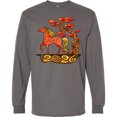 thumbnail image 3 of Inktastic 2026 Year of the Horse Happy New Year's Long Sleeve T-Shirt, 3 of 5
