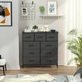 thumbnail image 2 of CL.HPAHKL 9 Drawer Dresser for Bedroom, Fabric Storage Organizer with Sturdy Metal Frame & Wood Top, Chest of Drawers for Bedroom, Closet, Living Room, Gray, 2 of 13