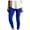 Blue1, variant on Women's High Waist Skinny Pants with Side Zipper Stretchy Slim Fit Active Trousers