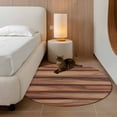 thumbnail image 2 of Round Rug 3.3Ft Washable Non-Slip, Western Barn Door Circle Area Rugs for Living Room Bedroom, Country Farmhouses Wooden Grain Brown Indoor Floor Mats Carpet Runner for Home Decor Aesthetic, 2 of 8