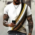 thumbnail image 2 of xfsWaSs Men's T Shirts Male Graphic Print Short Sleeve Round Neck T Shirt Fashion Trendy Tee Shirts Classic Fit Tshirt Summer Tops Fashion T Shirts, 2 of 4