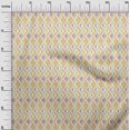 thumbnail image 2 of oneOone Cotton Silk Fabric Diamond Geometric Print Fabric BTY 42 Inch Wide, 2 of 4