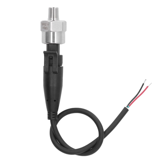 Sensor De Presión De Acero Inoxidable, Emisor De Presión De Acero Inoxidable De Deriva Pequeña De 4 A 20 MA Protección Contra Sobretensiones De Rosca De 1/8 Pulg. 27 TNP 0 A 10