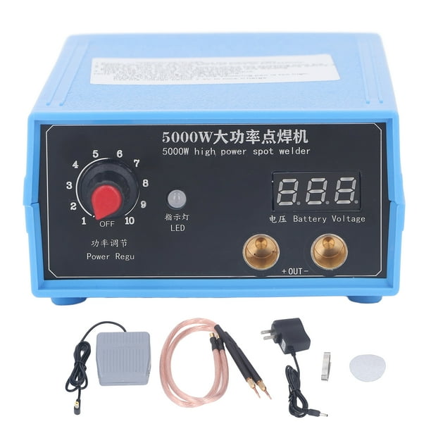 Soldador por puntos Bling Bling 5000 W portátil de cobre con batería enchufe estadounidense 100 a 240 V CA