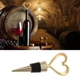 thumbnail image 3 of Billuyoard Tapón de botella Sellado al vacío en forma de corazón Barware Tapón de botella de champán Tapón de vino Regalo de boda Acero Cocina y Comedor, 3 of 5