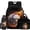 Baseball Fire, variant on KUIFORTI Capybara Lemon Backpack for Girl School Bag and Lunch Box Kid Backpack Set of 4 Pencil Bags Water Bottle Sleeve for Elementary Primary Middle School Student Supplies