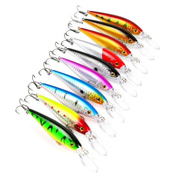 Windfall Fishing Lure, 11.5cm 10.5g Artificial Hard Bait Treble Hook Fishing Lure Swimbait Crankbait