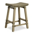 thumbnail image 4 of Uttermost Everglade 26.5" Transitional Sea Grass & Wood Counter Stool in Natural, 4 of 6