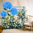 thumbnail image 7 of 62 in Large Blue Artificial Flowers,Giant Flowers for Decoration,Standing Huge Handcrafted Poppy Flowers for Garden,Hotel,Office,Photography Props,Wedding,Art Gallery,Shop Window Display, 7 of 7