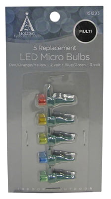 Pack of 11 Multi-colored Details about   GE LED Replacement Bulbs #675044 