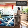 thumbnail image 5 of Handmade 6' Sea at Satta and Teahouse Hiroshige Room Divider, 5 of 5