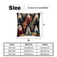 thumbnail image 5 of Pray Luxurious Velvet Decorative Throw Pillow Covers - Set of 2, Unique Patterns, 16x16, 18x18, 20x20 Inches for Home Decor & Gifts, 5 of 6