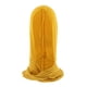 thumbnail image 2 of Bufanda con capucha Macarena mujer chica bufanda de punto cálida y cómoda talla única se adapta a la mayoría Amarillo, 2 of 8