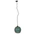 thumbnail image 3 of Blue Rope Wrapped Glass Pendant Light Coastal Ceiling Lamp, 3 of 4