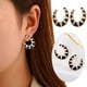 thumbnail image 2 of Pendientes de la personalidad Pendientes de las mujeres Temperamento Pendientes de las mujeres Pendientes de la vendimia en forma de U, 2 of 8