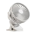 thumbnail image 4 of Sahpxhe Portable Rechargeable Clip-On Fan, 3 Speed Personal Cooling Fan for Office, Dorm and Study White, 4 of 6