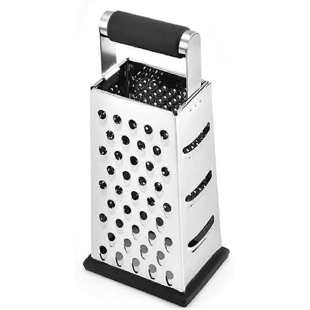 Vertical Stainless Steel Four-Sided Grater for Cucumbers, Carrots and Cheese, Grater, Melon, Planer, Potatoes, Planer, Non-Slip Handle, Peeler