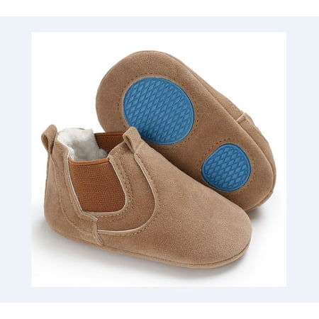 

Fanvereka Boys Girls Soft Sole Shoes Anti-slip Prewalker Boots Shoes