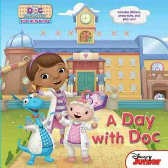 Pre-Owned Doc McStuffins a Day with Doc (Hardcover 9781484741566) by Disney Books